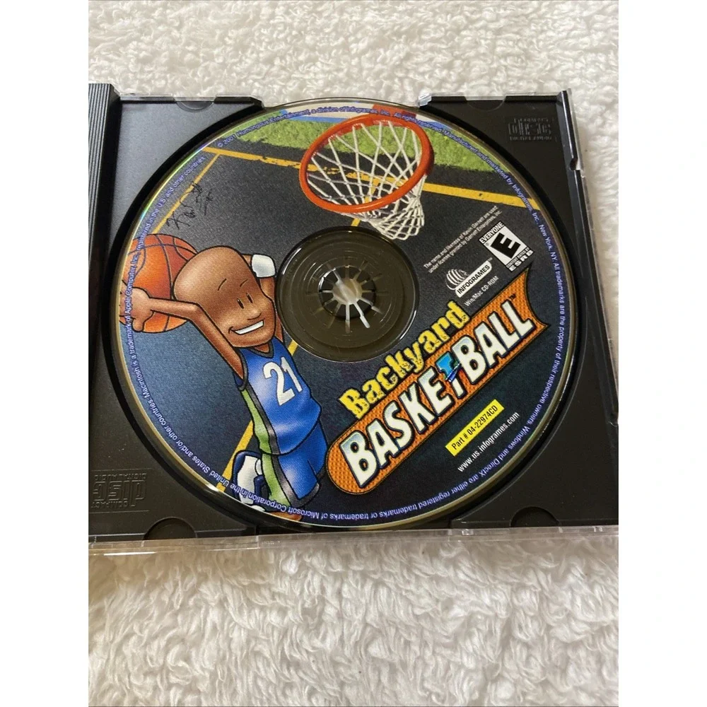 Backyard Basketball PC CD ROM Game Win Mac Infogames 2001 Vtg USA